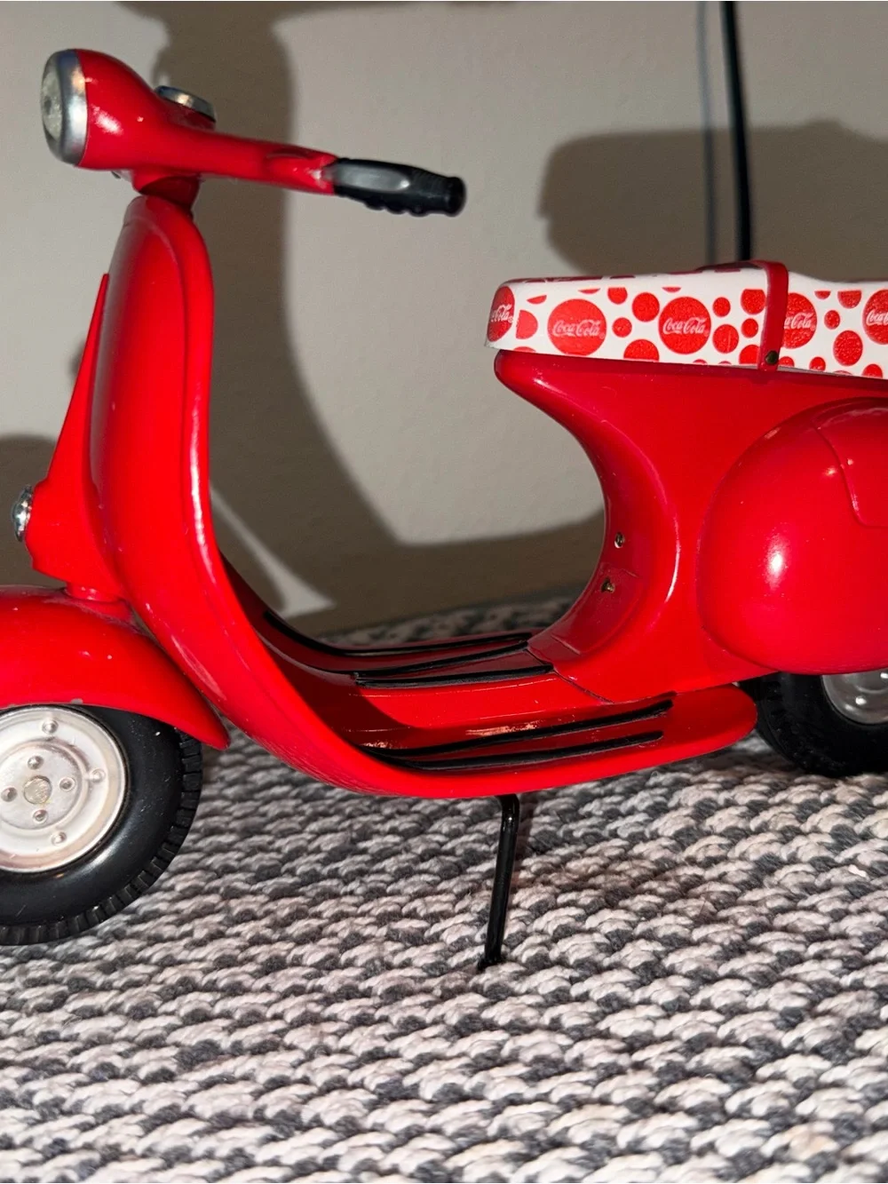 Coca Cola Red Vintage-Style Mini Scooter Toy